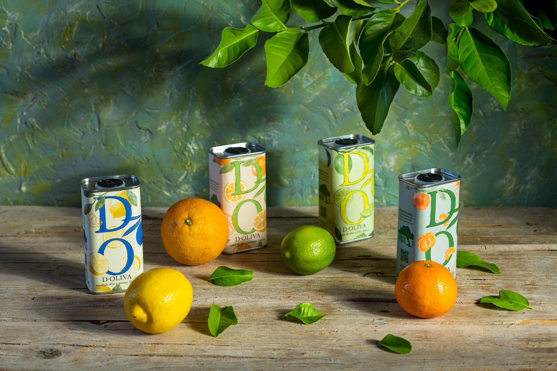 Gamme Doliva huiles d'olive aux agrumes